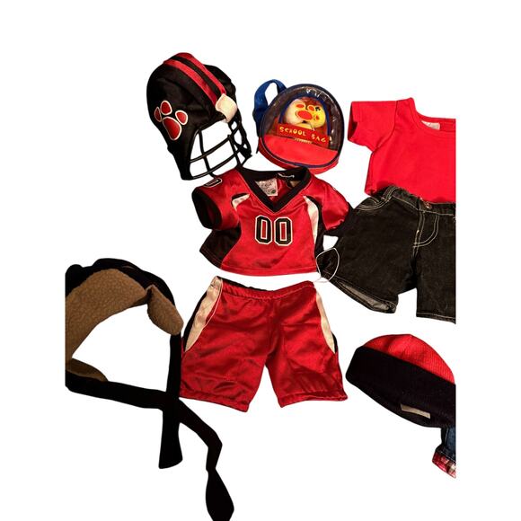 Build-A-Bear Clothing & Accessries 13 Piece Mega Lot -BABW 15-18" Bear Push Plus - Picture 2 of 16